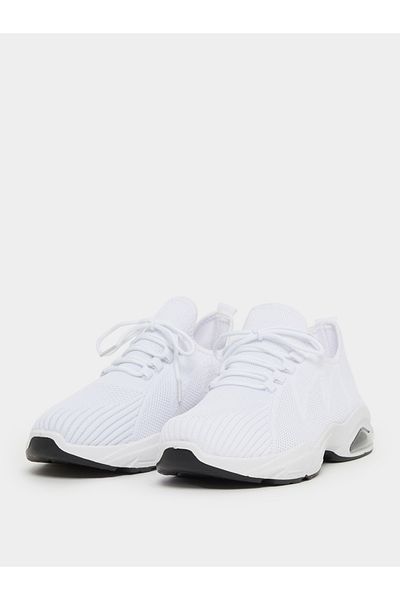 Styli Air Sole Elasticated Lace Up Sneakers