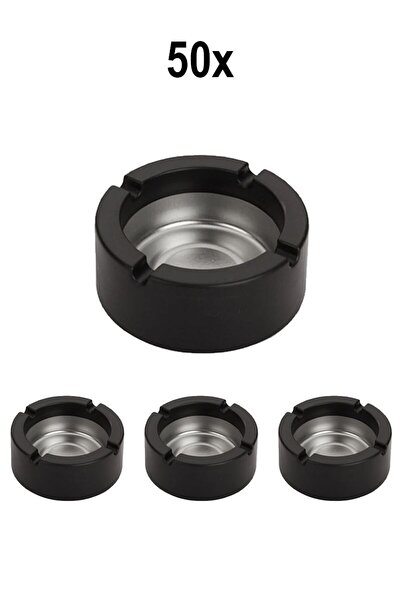 Falconetti 50 Τεμάχια Ατσάλινο 9 εκ. Μαύρο Ταμπάκι Στρογγυλό Ταμπάκι Καφέ Εστ...