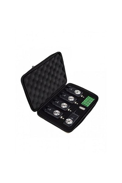 prokarpfishig Kit 4 Senzori Polifonic cu Stație Wireless și Bară de Agățare Detașabilă