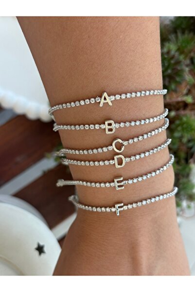 mibrillo Letter B Steel Waterway Letter B Bracelet (Extension Piece Available)
