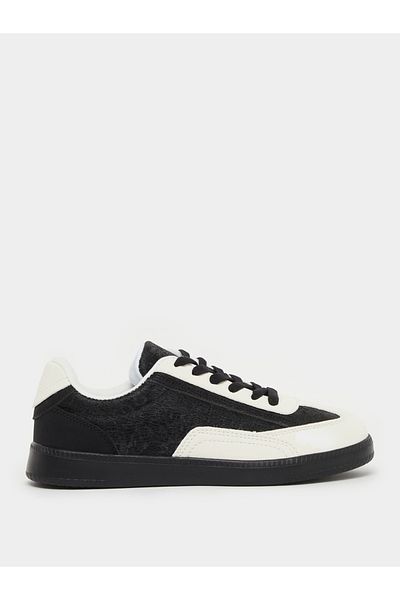 Styli Color Block Lace Up Sneakers