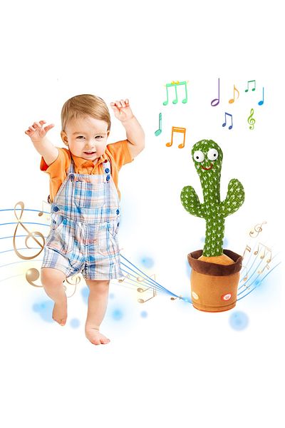 Generic Dancing Cactus Toy Singing Talking Record Electric Cactus Toy Dancing Cactus Doll Eco-friendly Plush
