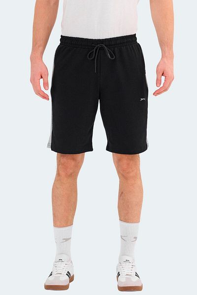 Slazenger Ανδρικό αθλητικό σορτς καθημερινής άνετης εφαρμογής μαύρο