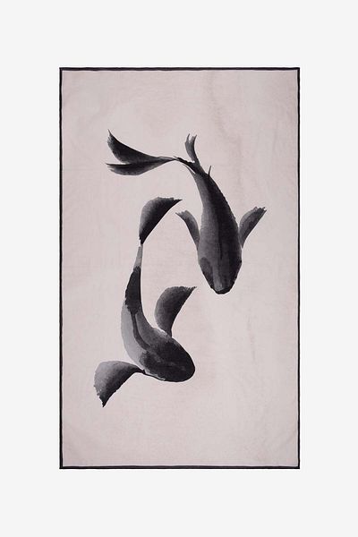 Barine Koi Fish Patterned Cotton Pareo & Sarong