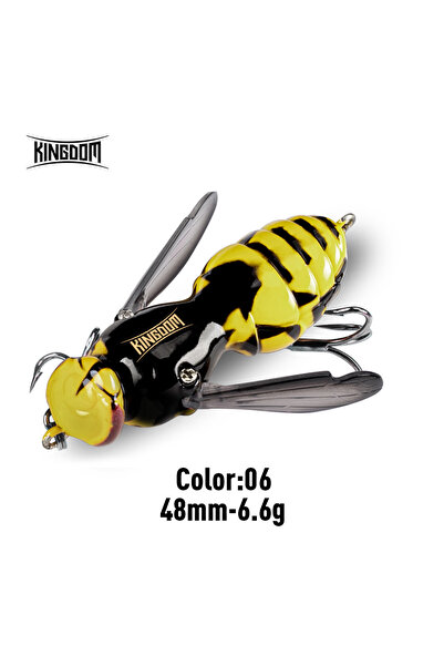 Kingdom طُعم صيد صناعي 48 مم - 6.6 جم - 06، طُعم صيد 4.2 جم، 40 مم، 6.6 جم، 4...