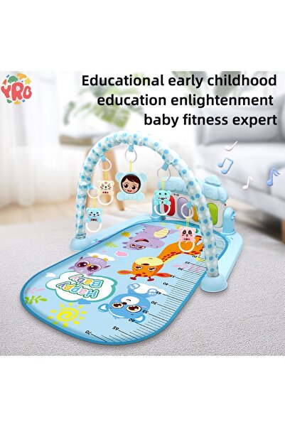 Generic Multi-functional Activity Fitness Sleeping Game Blanket Baby Play Gym Mat Baby Musical Mat with Peda
