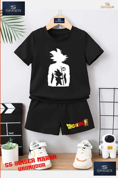 SS SİNSER Παιδικό UNISEX “GOKU GOLGE WHITE FULL” Μπλουζάκι με ιδιαίτερη στάμπ...