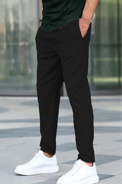 irkkids Ανδρικό παντελόνι Jogger από ποιοτικό ύφασμα με ζώνη μέσης