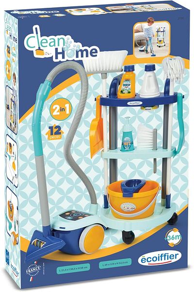 ECOİFFİER Ecoiffier Cleaning Kit and Vacuum Cleaner