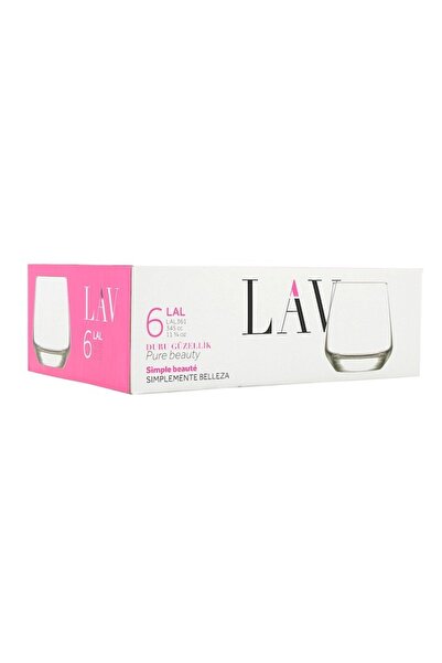 LAV Set de 6 pahare LAV Lal, 345 ml