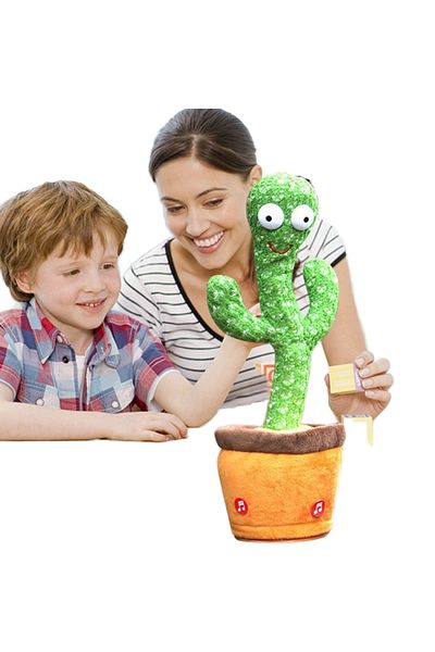 Generic Dancing Cactus Toy Singing Talking Record Electric Cactus Toy Wholesale Dancing Cactus Doll Eco-frie