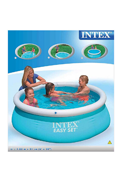 Intex Easy Set Inflatable Pool Blue 6 X 1.6ft.