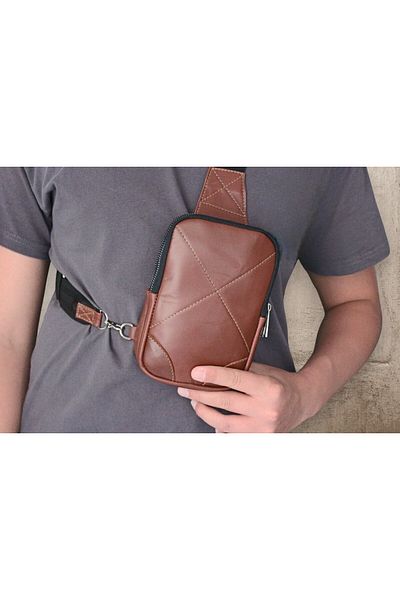 Sir Cliffson Genuine Leather Men's Crossbody Bag
