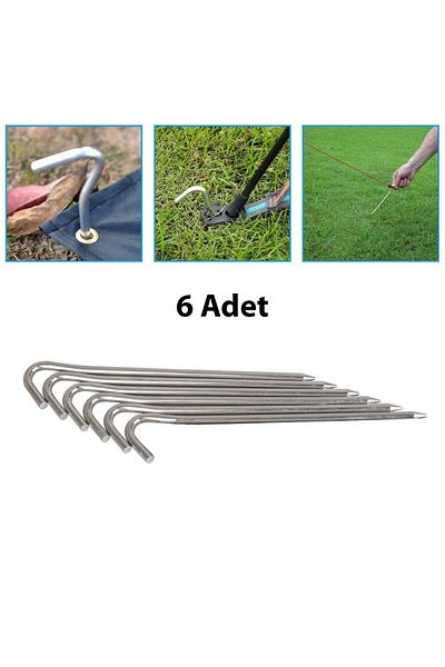 MADFOX Σουβλάκι C-Head Tent Stake 18cm 6τμχ