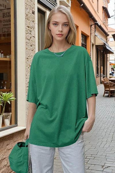 Teenage Millionaire Γυναικείο μπλουζάκι Bntn Basic Plain Unprinted Oversize Salas