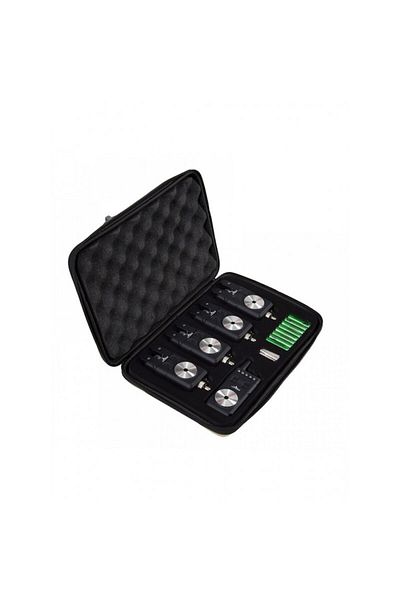 prokarpfishig Kit 4 Senzori Polifonic cu Stație Wireless și Bară de Agățare Detașabilă