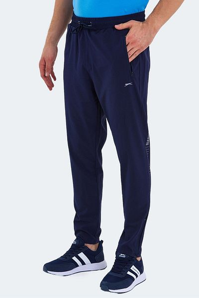 Slazenger Καθημερινό Άνετο Φούτερ Ανδρικό Αθλητικό Παντελόνι Navy Blue