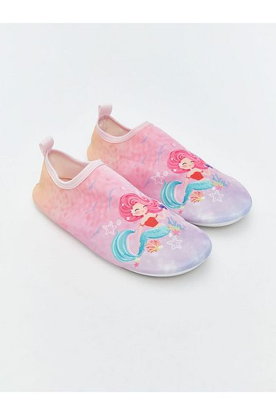 LC Waikiki Νέα σεζόν Mermaid Printed Girls Sea Shoes - S5BM36Z4