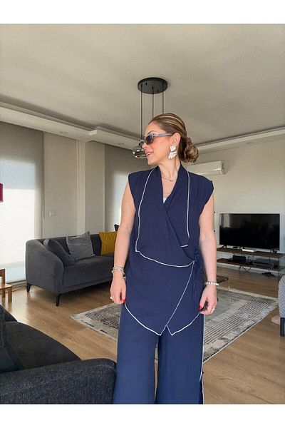 EFİL مجموعة سترة كيمونو متباينة