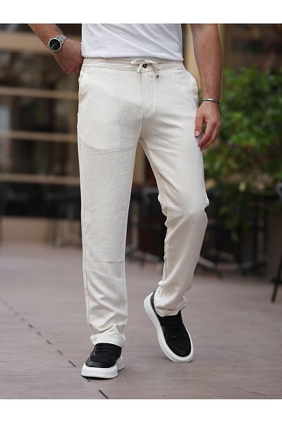 BASEL.CO Summer Thin Linen Jogger Pants