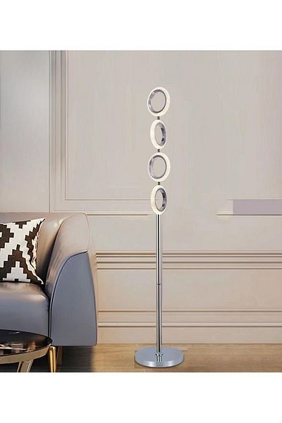 rexa BHS Lena Ring LED Floor Lamp – Modern Halo Design with Energy-Efficient Lighting
