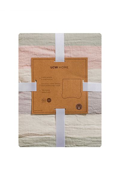 LC Waikiki Quality Parts from Celebi Store |   Striped Patterned Single Bedspread