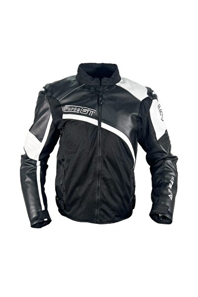 Forte GT MOTOTEZ FORTE GT AR54 BEYAZ MEVSİM KORUMALI MOTORCU MONTU