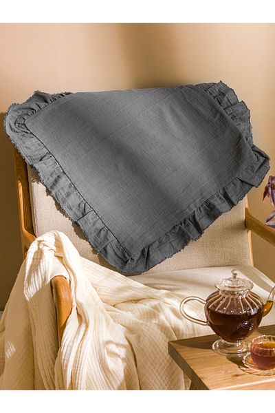 LC Waikiki Green 2 Layer Muslin Throw Pillow Case 45X45 cm