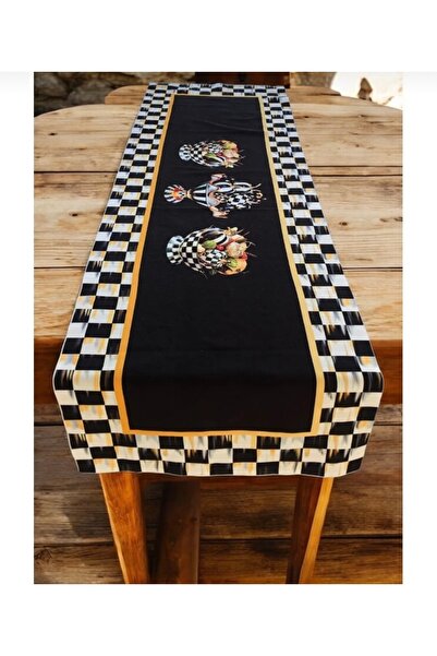 Mavi Masal Καρό Με σχέδιο Κάλυμμα Φούρνου 36x110 εκ.