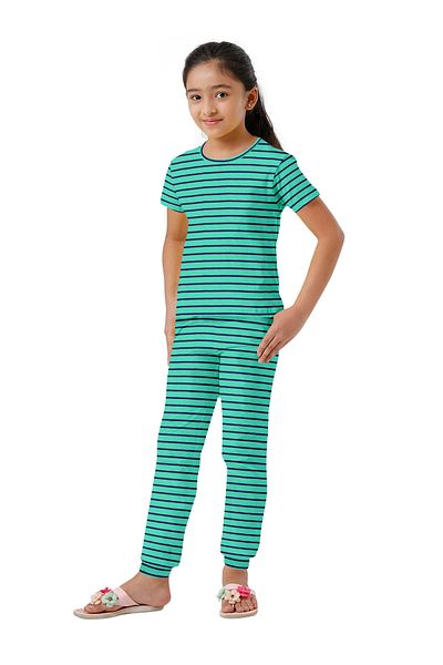 LAUREN SMITH Kids Boys' 100% Cotton Loungewear Set –Trendy Top and Pajama Bottom with Playful Prints