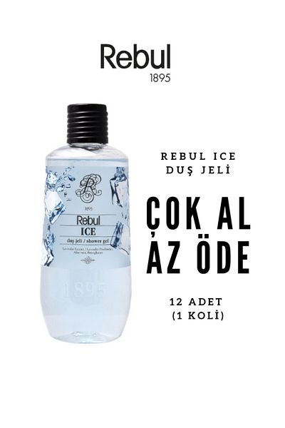 Rebul Ice Shower Gel 500ml X12 |   Buy More Pay Less |   Ice Like Refreshment |   Economic Package