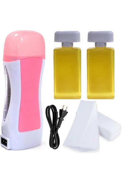 Generic Single Cartridge Wax Heater Machine Waxing Kit Wax Warmer With 2 Pieces Wax Cartridge And 100Pcs Dep