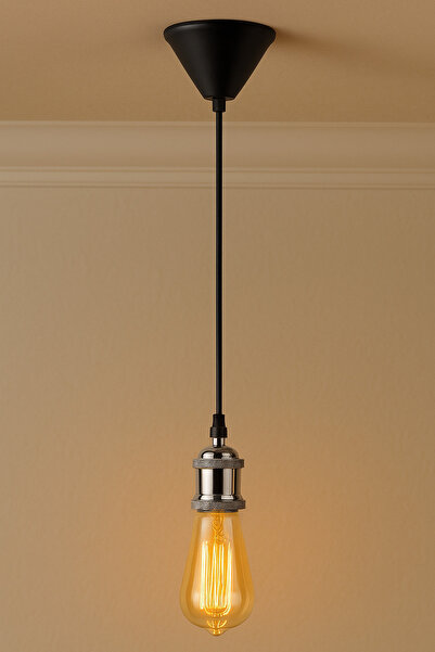 Eslight Bronz Duy Sarkıt Avize E27 Metal Bronz Duy Takımı