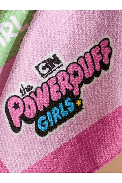 LC Waikiki Mixed Powerpuff Girls Printed Women's Bath Towel 70X150 cm