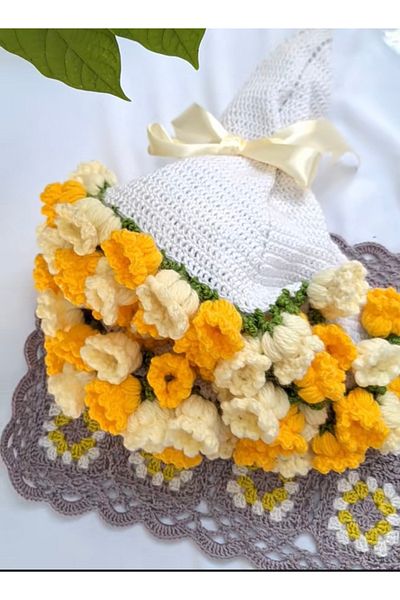 ZAHandmade Colorful 💐   Tulip Bouquet