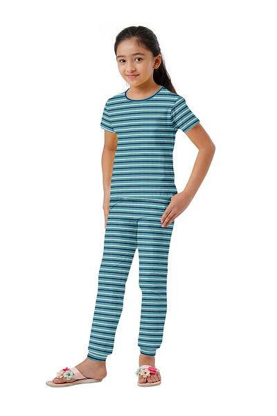 LAUREN SMITH Kids Boys' 100% Cotton Loungewear Set –Trendy Top and Pajama Bottom with Playful Prints