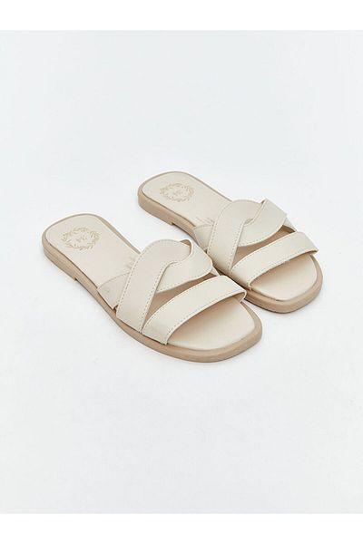 LC Waikiki Leather Look Girl's Slippers