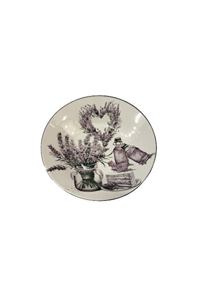 OEM Farfurie ceramica Lavanda, 22 cm, Clini