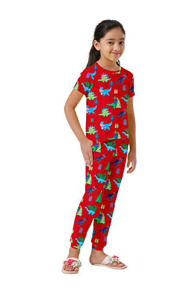 LAUREN SMITH Kids Boys' 100% Cotton Loungewear Set –Trendy Top and Pajama Bottom with Playful Prints