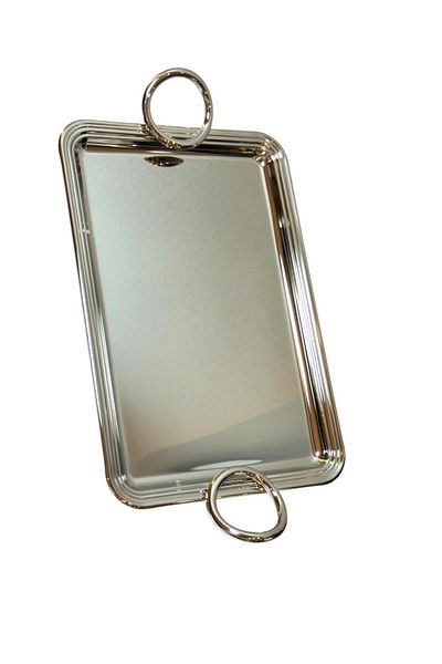 aljahwari Single-handed presentation boomerang, small nickel silver
