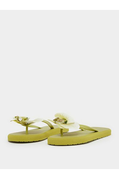 Styli Flower Corsage Flip Flop