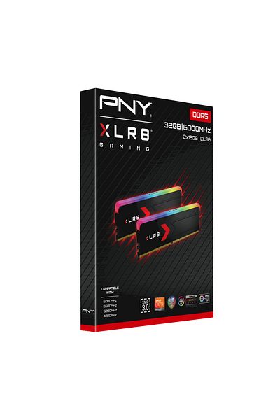 PNY XLR8 Gaming DDR5 RGB 6000MHz Desktop Memory Kit