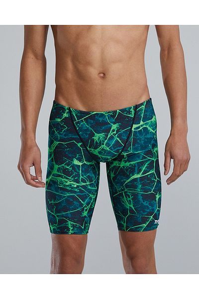 TYR Durafast Elite. ®   Men's Swimsuit - Synapse (Green)