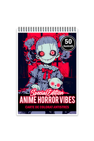 Legendary Gifts Carte de colorat, 50 de ilustratii, Horror Vibes