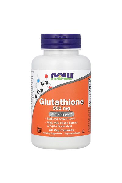 Now L-Glutathione, 60 Veggie Capsules, 500 mg, Detoxification Support