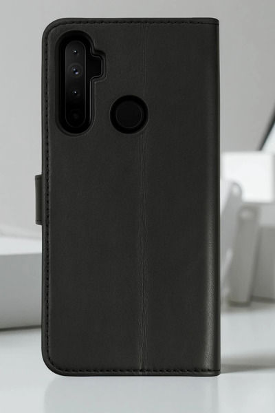 NewFace Realme 6i Kılıf Trend S Plus Kapaklı Kılıf - Gold ALMLA