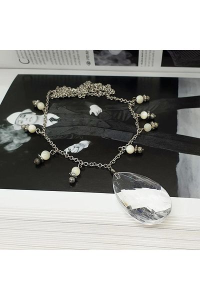 SIC MODA Colier cu Pandantiv Cristal CO12