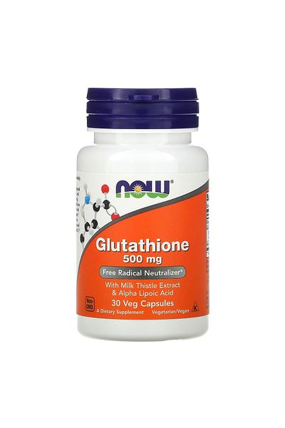 Now L-Glutathione, 60 Veggie Capsules, 500 mg, Detoxification Support