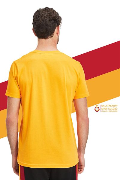 Galatasaray Γνήσιο κίτρινο μπλουζάκι με άδεια χρήσης