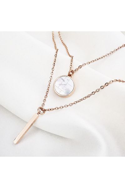 tzachebot Aromatherapy necklace Legacy collection, rose gold, Tzachebot ®, for essential oils or perfume